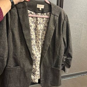 XL Grey Blazer - skies are blue